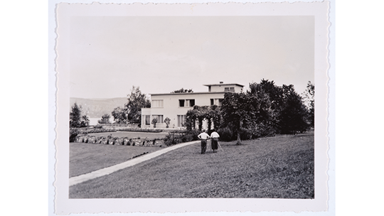 Villa Senar, Archivbild aus Nachlass aus der Zeit 1934-39, Staatsarchiv Luzern 2023