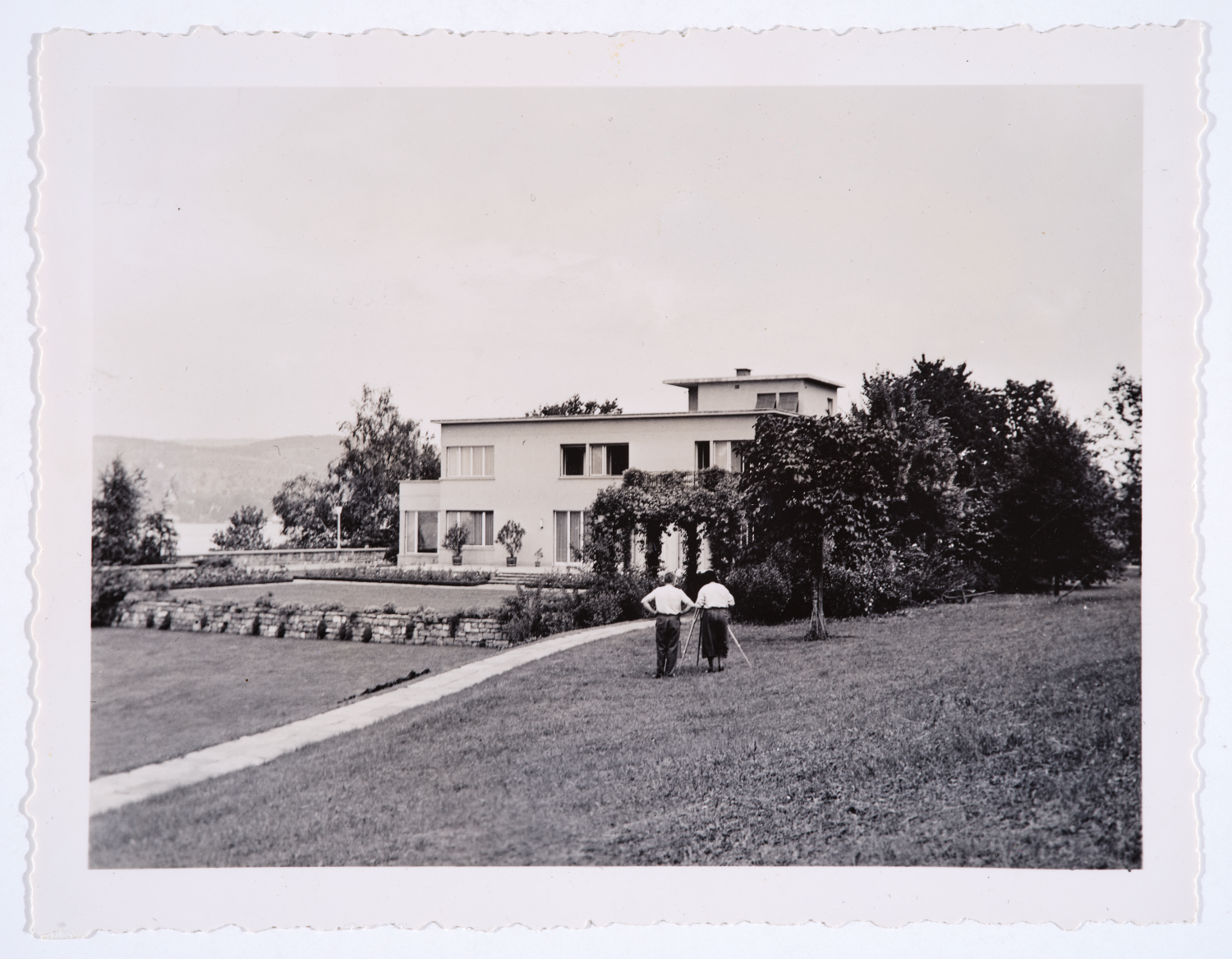 Villa Senar, Archivbild aus Nachlass aus der Zeit 1934-39, Staatsarchiv Luzern 2023