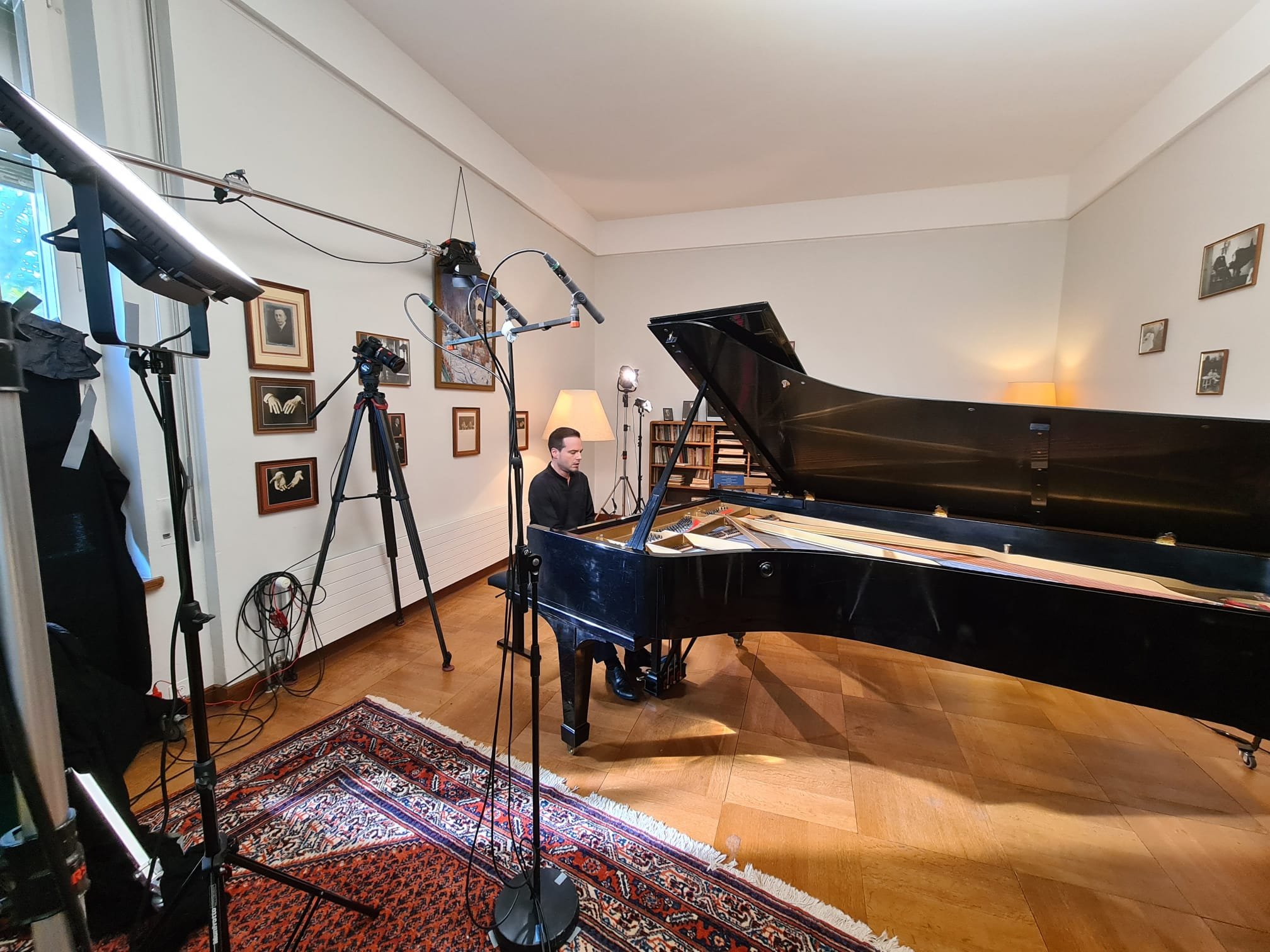 Francesco Piemonesi spielt Rachmaninoff in der Villa Senar - SRF-Aufnahmen Sommer 2022