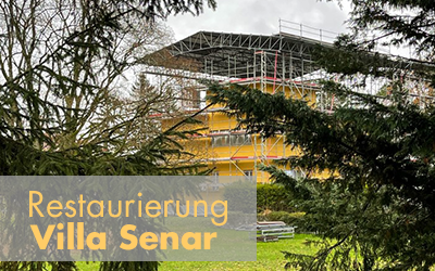 Die ehemalige Villa Rachmaninoffs und das künftige Kultur- und Bildungszentrum Senar: Einblick in die Restaurierungsarbeiten vom Dez 2022