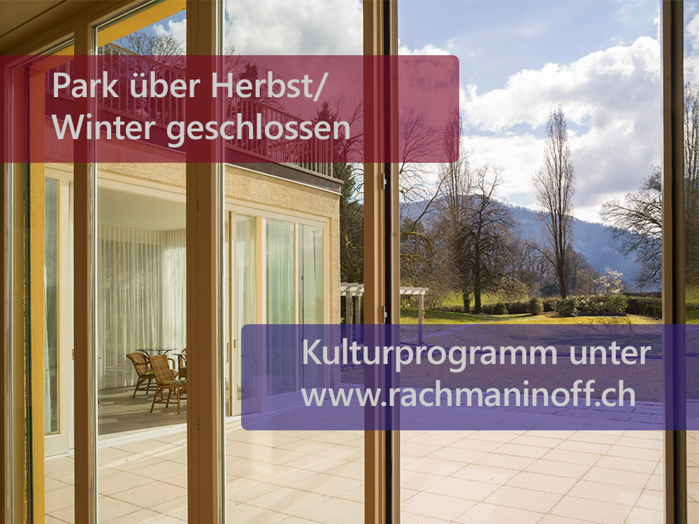 Villa Senar - Parkanlage über Herbst und Winter geschlossen 